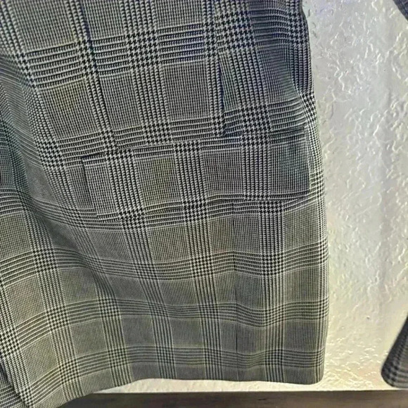 Vintage Hart Schaffner & Marx Brown Plaid Wool Suit Blazer Size 44L - Picture 3 of 11